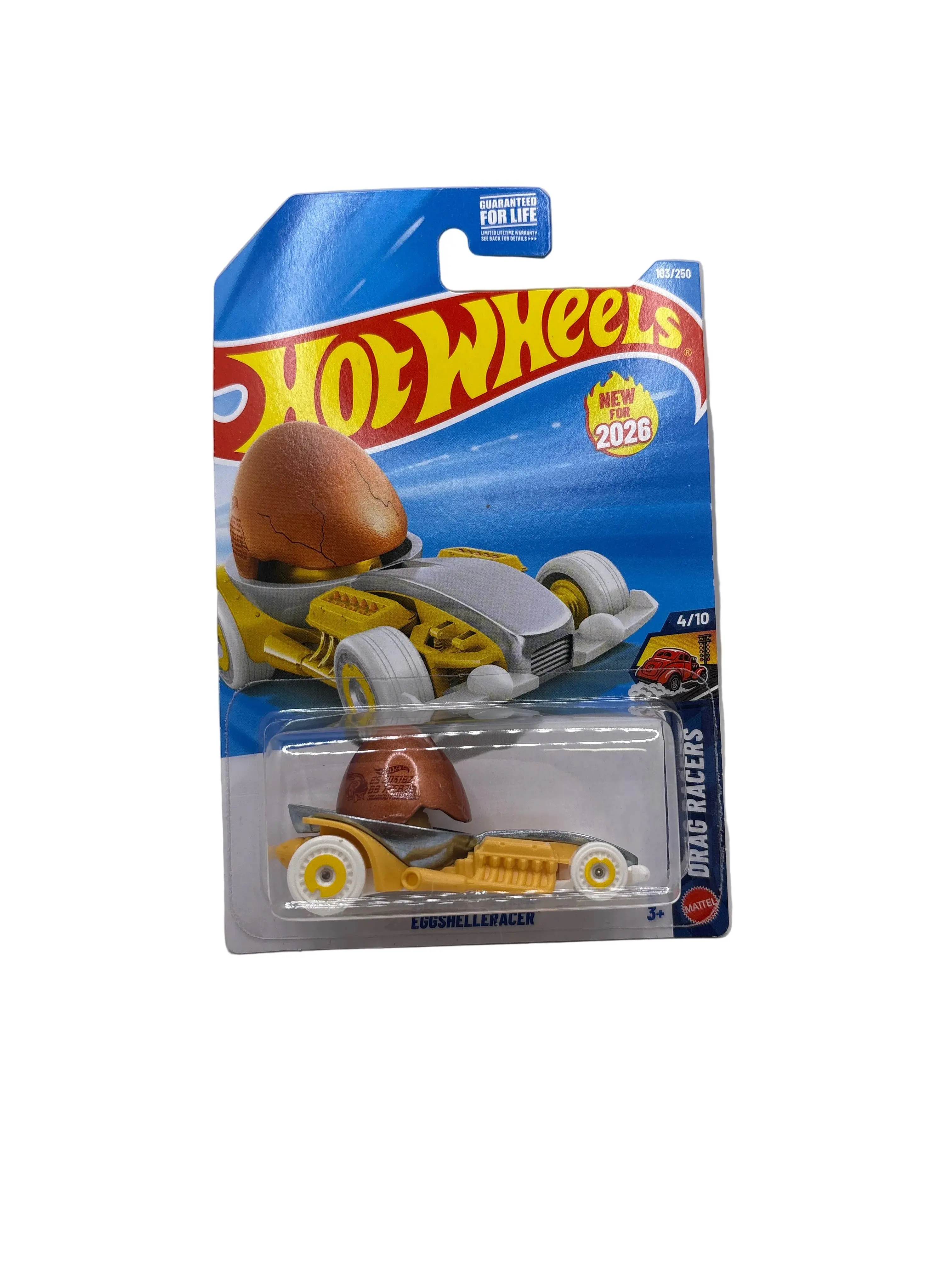 Hot Wheels Eggshelleracer Diecast yellow