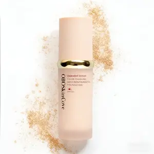 OBOSkinCove 4-in-1 Multi-Function Liquid Foundation 30ml (Medium Spectrum) - Tinted Sunscreen & Primer 2-in-1 Base, Waterproof Long-Wear Hydrating Brightening Concealer with Sheer Coverage