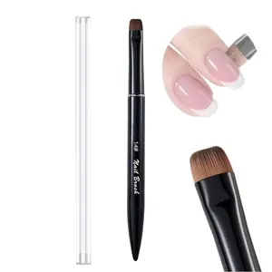3-in-French Nail Brush with Multi-Functional Tips - Fine Nail Art Brush