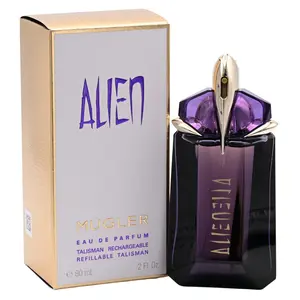 MUGLER Alien Ethereal Women's Perfume Eau de Parfum (EDP) - Floral Scent with Jasmine Sambac & Cashmeran Wood, 2.0 fl oz, New in Box, Rich Glow, Ideal for Day or Evening Wear to Embody Femininity