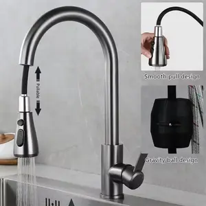 Stainless Steel Pull-Out Faucet