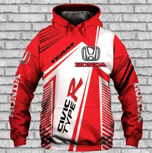 "HONDA-CIVIC" RNever UnderestimateTOP Men's US 3D HoodiesBEST LightWeight Hoodie