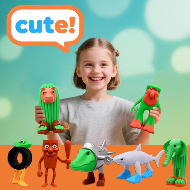 24pcs Italian Brainrot Toys Tralalero Tralala Action Figure Brainrot Meme Shark Figures Toys 2.5in Funny Animals Unique Key Chain Decorations Gifts for Fans Office Room Figurine Decor Collector Set Car Accessories Premium Squishy Material Bag Charms