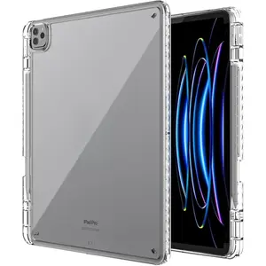 Case with Pencil Holder Compatible with IPad 11th Gen 11-Inch/iPad 10th Generation/Air1/2/mini 6/7/Pro 2020/2021/2022 10.9 Inch, Clear Smart Tablet Computer TPU Protective Cases, Four Corner Airbag Anti Drop, Perfect for Girlfriend and Boyfriend Gift