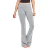 Women's Cotton High Rise Flared Leggings - Tummy Control, Flexible Fabric, Breathable, Stretch, Wide Bootcut, Cozy Gym Leggings for Women