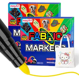 12/24 Colors Glitter Effect Brush Markers, Single Tip Single Color 1-5mm Soft Brush Shimmer Marker for Doodle Writing, Glitter Art Crafts Adults DIY Crafts Greeting Birthday Cards Making, Art Supplies