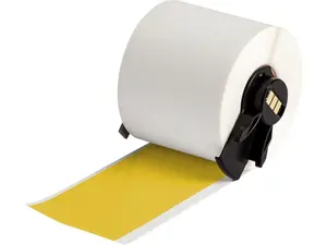Brady Worldwide All Weather Permanent Adhesive Vinyl Label Tape for M6 M7 Printers - 2 in W x 50 ft L - Yellow - M6C-2000-595-YL