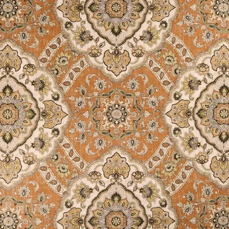 Balmoral Fabric—Terracotta Clay Color—High-Quality—Sold by The Yard