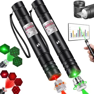USB Rechargeable Multifunctional Laser Pointer with Detachable Star Cap, Handheld Laser Pen, Ideal for Professional Speeches, Astronomy, Outdoor Adventures, Pet Play