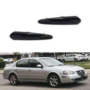 2PCS Fits 2000 2001 2002 2003 Nissan Maxima Smoked Lens Rear Side Marker lamps Light Assembly,Replace OEM 261992Y900, 26199 2Y900, 26199-2Y900, 261942Y900, 26194 2Y900, 26194-2Y900