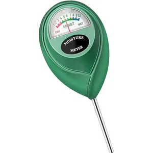 Soil  Meter,  Water Meter Soil Meter  Sensor Hygrometer for Indoor Outdoor  Care,No  Needed(Green)