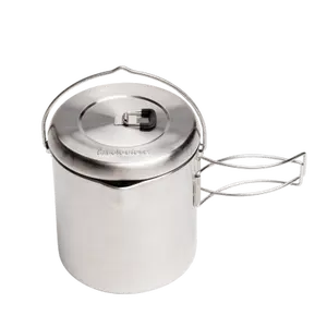 Solo Stove Pot 1800 Stainless Steel Camping Pot - 61 Ounces