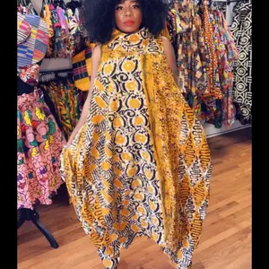 Ankara palazzo jumpsuit Cotton