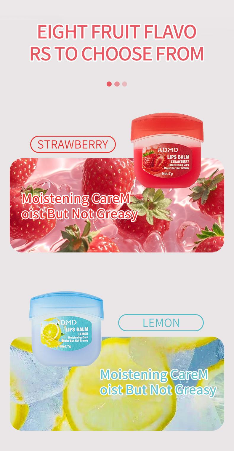 Fruit flavored lip glosses, night lip balms,lip balm,colorless lipsticks, and moisturizing and nourishing lip masks, suitable as party gifts and seasonal gifts, are small and convenient