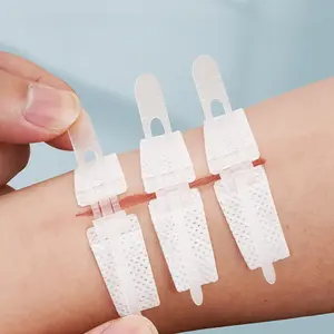 10-piece Set Of Non-woven Emergency Wound Closure Band-aids With Zipper Suture Design, Suitable For Outdoor Camping, Wilderness Survival And Home Use