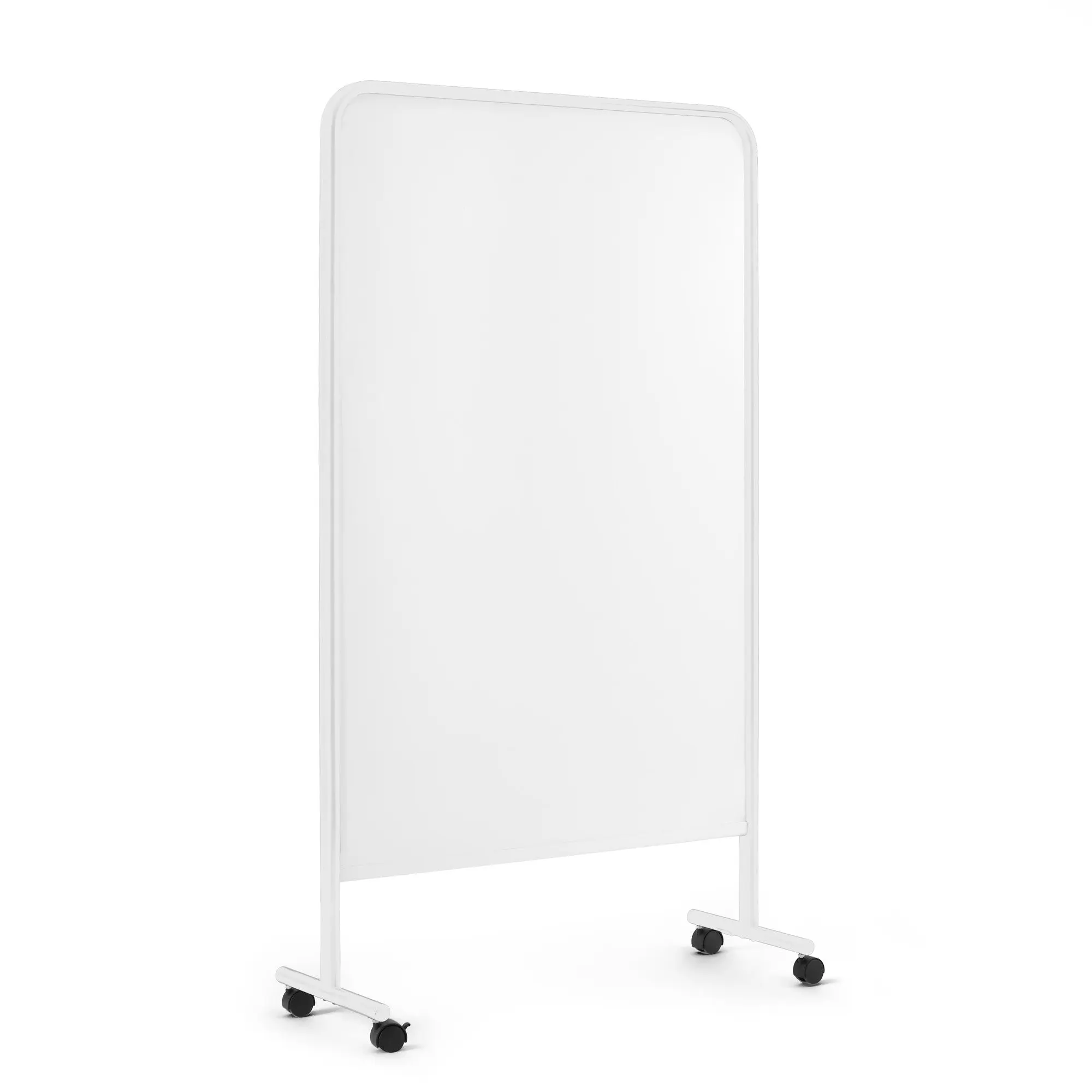 Poppin Goal Dry Erase Board, Vertical, 39x67h", White Frame