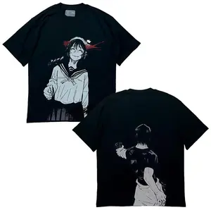 Toji and Amanai JJK - The Graphic Design Cotton Short Sleeve T-Shirts Anime Japanese Manga Streetwear Y2K Stylish Fashion Menswear Womenswear Gift Fan