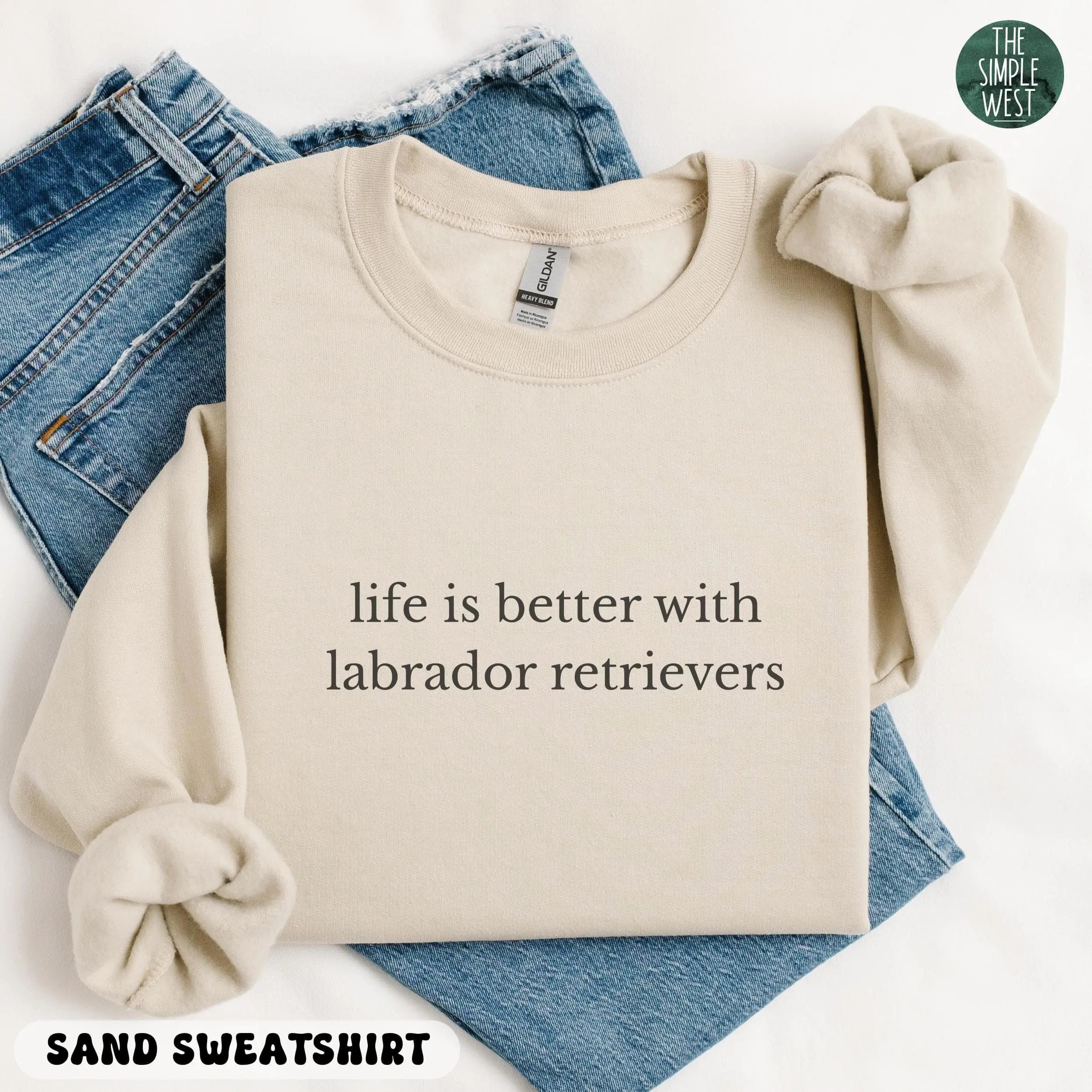 Labrador Retriever T-Shirt, Sweatshirt, Hoodie – Lab Dog Gifts, Labrador Mom, Lab Mama, Funny Lab Crewneck Apparel, Lab Owner Pullover, Dog Lover