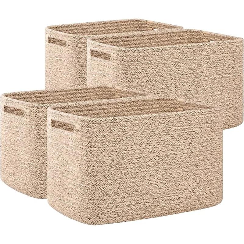 OIAHOMY 4 Pack Storage Baskets