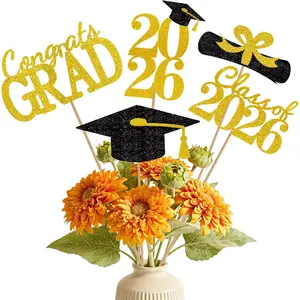Graduation Decorations 2026, 20 count Black  Graduation Centerpieces for Tables, Class of 2026 Graduation Table Decorations 2026 Grad Party Decorations Centerpieces Table Graduation Party Decorations