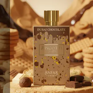 Anfar Biscotti Truffle Dubai Chocolate Eau De Parfum 2.7fl.oz - Luxurious Biscotti & Truffle Blend with Smooth Dubai Chocolate Notes for All Occasions