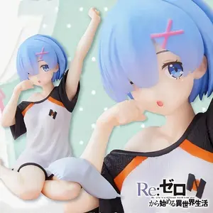 Rem Figures 10cm PVC Action Figures Re: Life in a Different World from Zero Figure Anime Rem Stretch Doll Toys Gifts for Collect