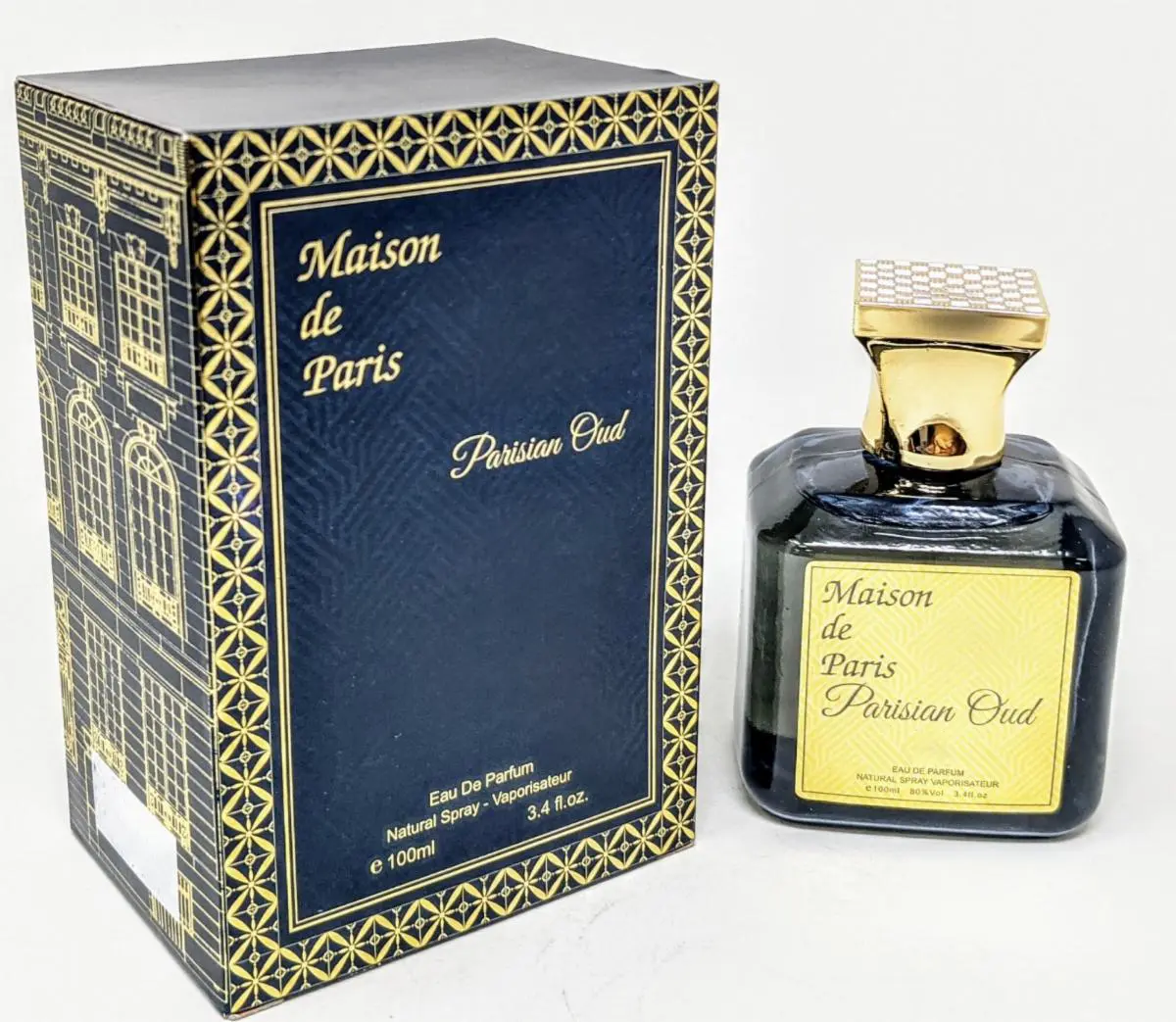 META-BOSEM Maison de Paris Parisian Oud Eau De Parfum, 100ml (3.4 oz) - Long-Lasting Luxury Woody Fragrance with Floral & Musky Notes, Perfumes for Women, Fragrance Scent, Perfumes Fragrance Blend