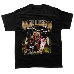 Wade and Lebron vintage Rap T-shirt and Hoodie
