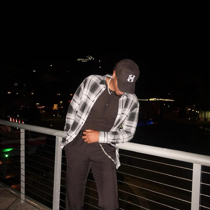 World H Hats Classic Black Cap with White Embroidered Logo for Men and Women