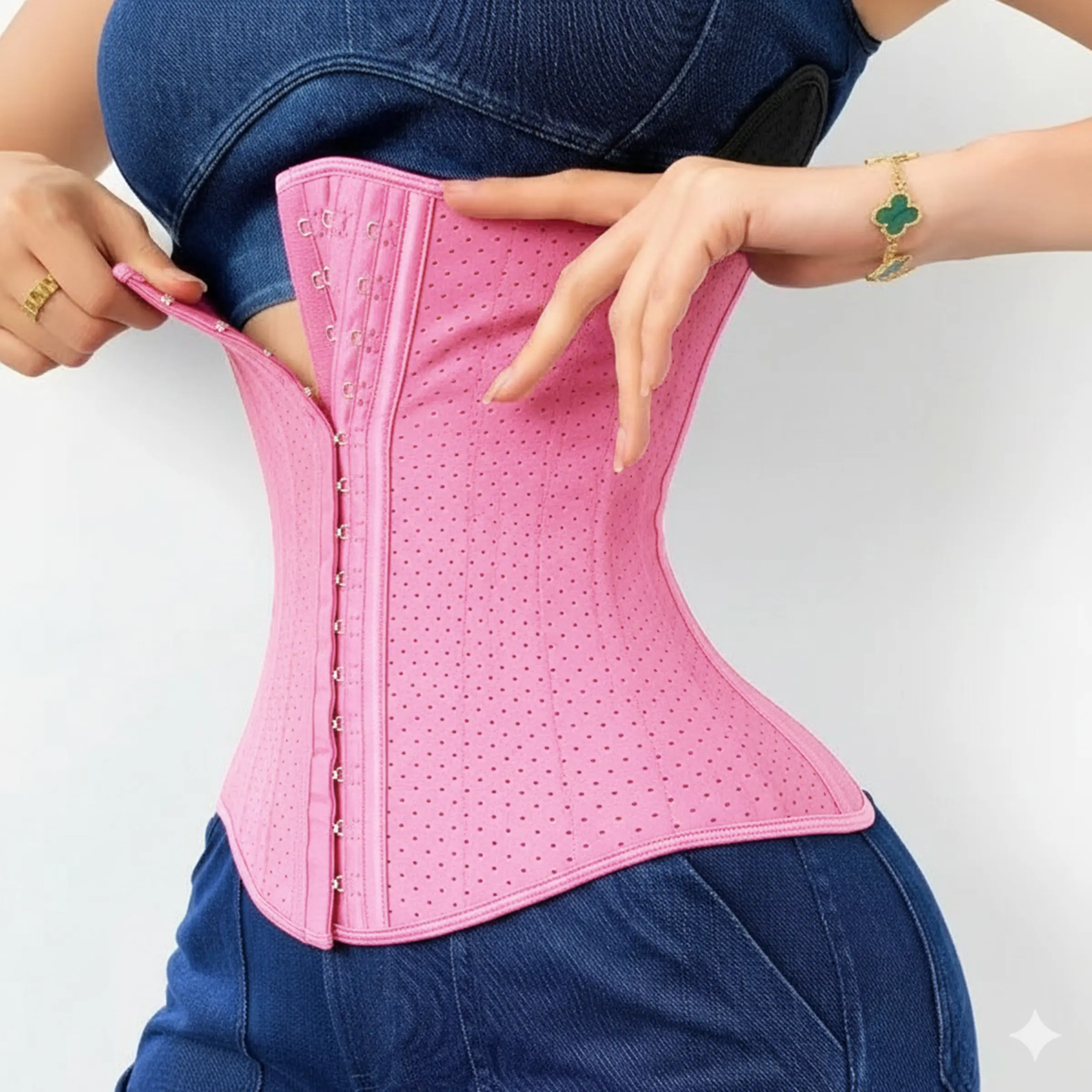Women's High Elastic Adjustable Waist Belt, Abdominal Control, Office Back Support, Compression Buckle, High-Waisted Corset Belt, Corset Cincher Shapewear, Christmas Gift