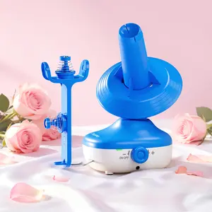 Cordless Yarn Winder, Rechargeable Electric Yarn Ball Winder with 2200mAh Battery, Compact Yarn Cake Winder for Crocheting, Smart Automatic Yarn Spinner, Ideal Helper for Craft Lovers, Christmas Gift Idea