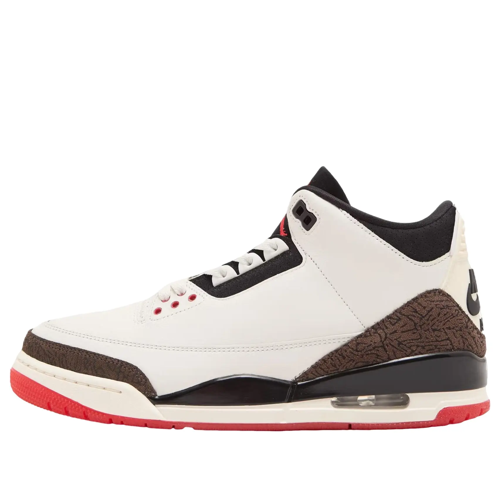 Nike Men's Air Jordan 3 Retro 'World's Best Dad' IF4396-103 Basketball Sneaker Sports Trainer Sail/Black-University Red