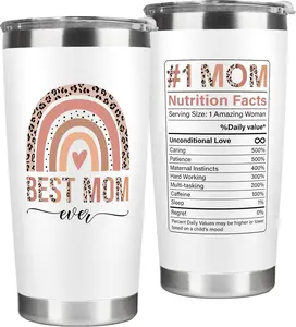 Gifts for Mom from Daughter Son - Birthday, Valentines, Mothers Day Mom Gifts for Wife, Her - Mother's Day Gift Ideas for Mama, Mother - Gift for New Moms, Mothers - 20 Oz Tumbler