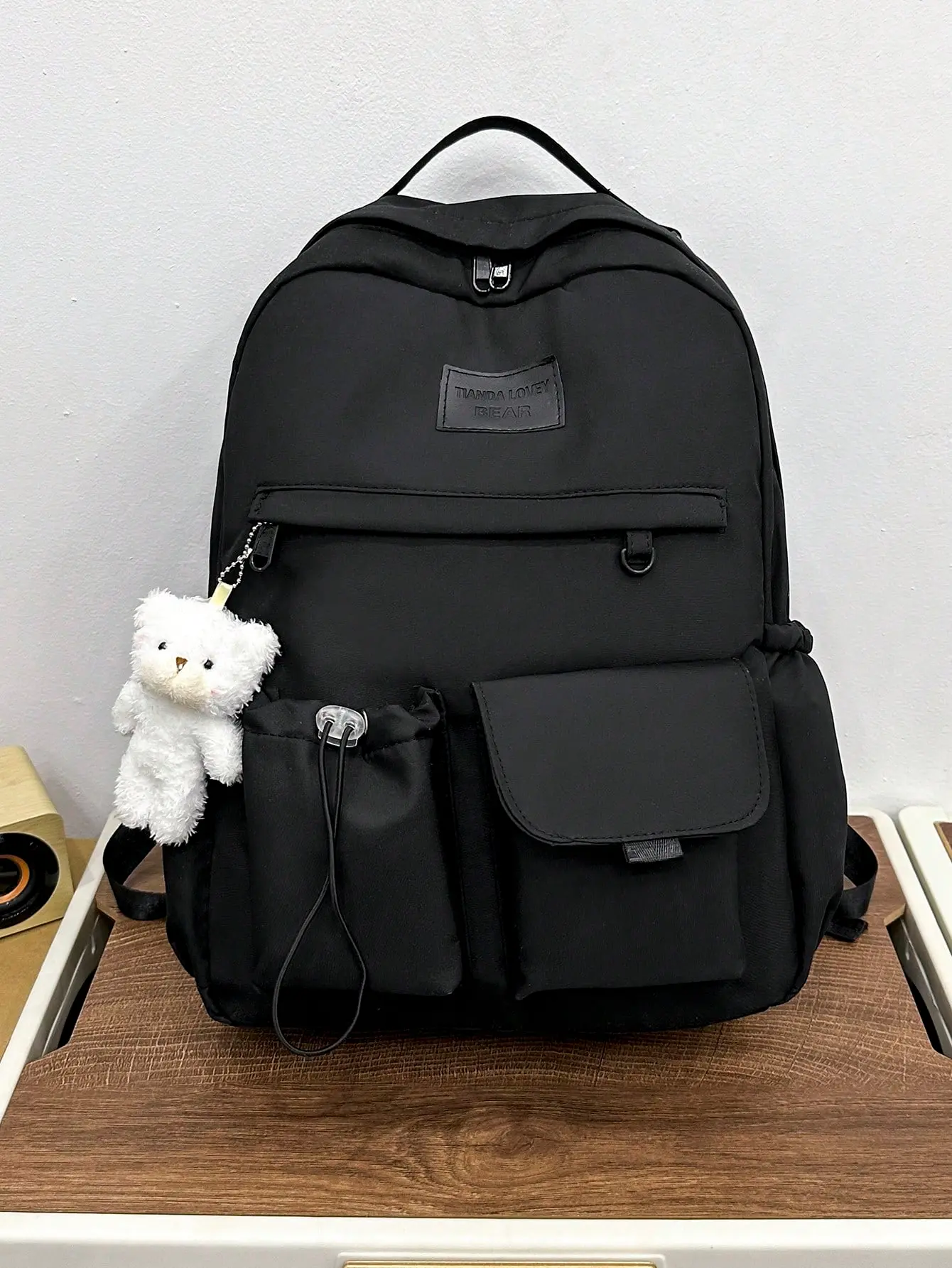 Solid Color Casual Large Capacity Laptop Backpack for Youth - Waterproof, Lightweight Daypack, Convenient for Carrying Laptops, Ideal for School & Travel