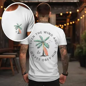 Christian Bible Verse shirt Beachy  Tee Trendy Oversized TShirt Unisex Tee Teen Baptism Gift Ocean Inspired Style