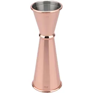 Jigger for Bartending 2 oz 1 oz with Inside Measurements 304 Stainless Steel Cocktail Measuring Cup Bar Accessories Rose