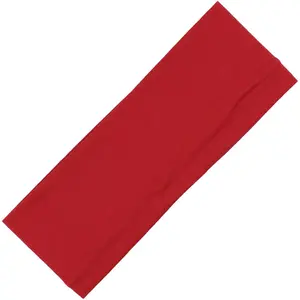 3"  Headbands Pack Stretch Elastic Yoga Soft and Stretchy  Sweatbands Fashion Headband for Teens Women Girls (1 pc Headbands, Red)