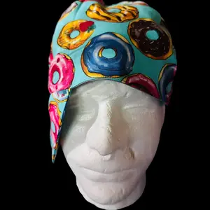 Doughnuts Welding Cap 100% Cotton Made to order in your requested Size Cap Design Tailored Custom Hat Safety Cap