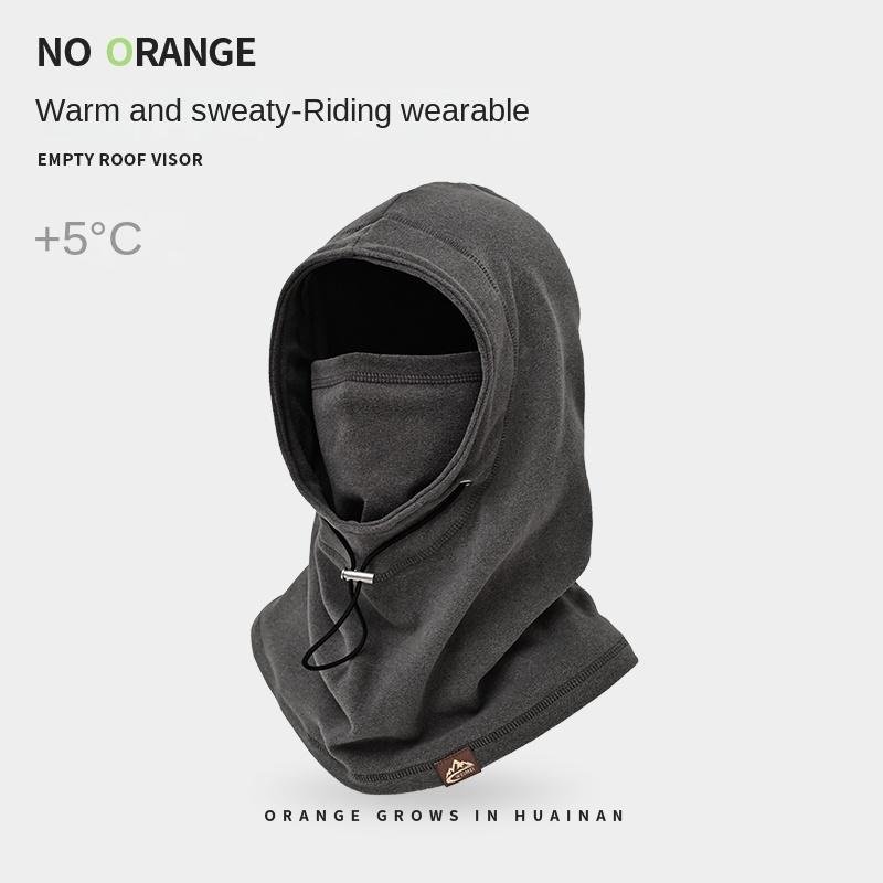 New cycling face mask, hat, scarf integrated, women's winter cycling warm, windproof, and cold resistant neck cover, men's head cover