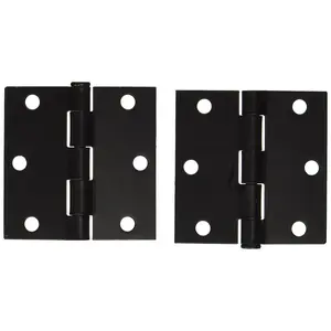 Deltana  3 x 3 in. Square Hinge Steel - Oil Rubbed Bronze