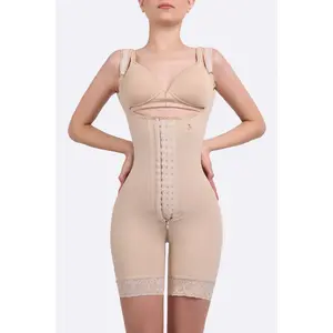Invisible Mermaid Full Body Shapewear - Adjustable Bra Strap, 4-Levels Shoulder Adjustment, 3 Rows of Hooks, 7 Metal Stays for Posture Correction