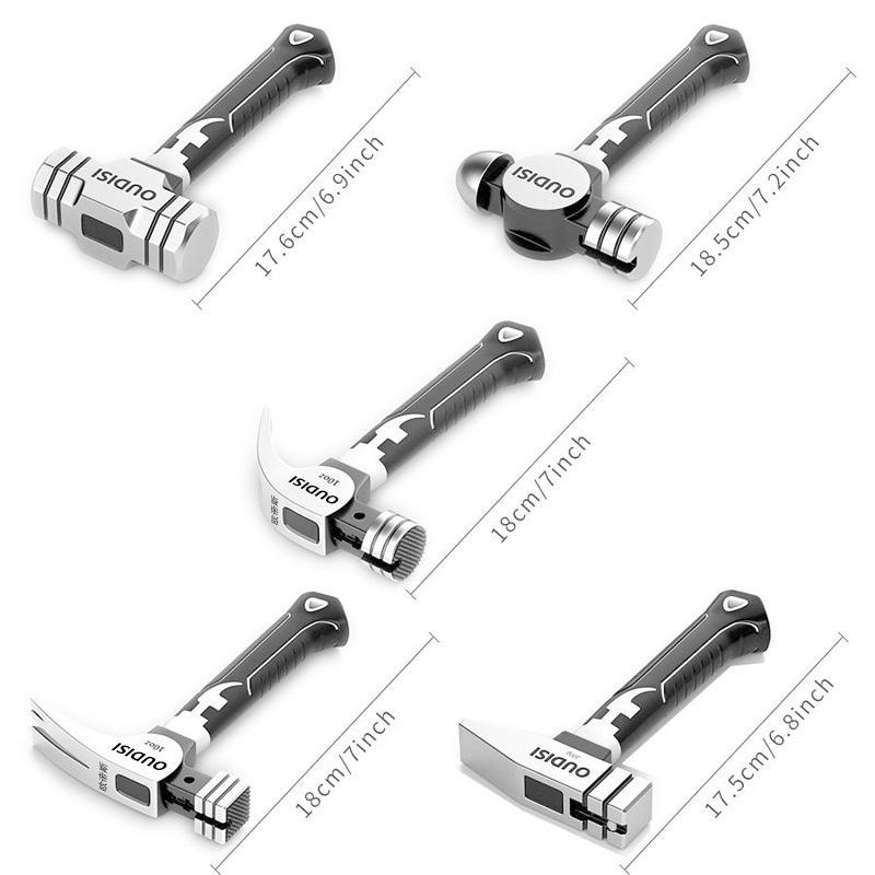 Mini Hammer, Multifunctional Mini Hammer, Short Handle Hammer, Professional Hand Tool for Home & Office Heavy Duty Hardware Industrial Use