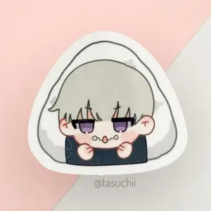 Onigiri Speech User Chibi anime vinyl sticker