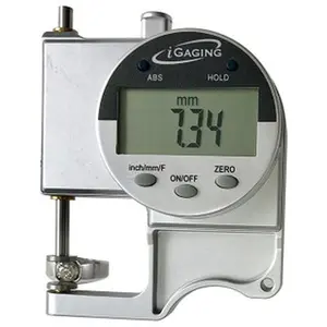 iGaging Quickcheck Digital Snap Gauge - 0-1 in Travel, Handheld Grip, Large LCD Screen, Precision Measurement Tool for Tools & Hardware Applications