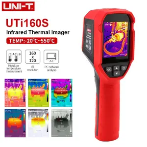 UNI-T UTi160S Infrared Thermal Camera, 160x120 IR Resolution, -20°C to 550°C Temperature Range, Handheld Thermal Imager with 28GB Built-in Storage for Home Inspection, PC Analysis, Heat IR Scanner