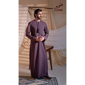Damir Emirati Tassel Thobe - Royal Plum