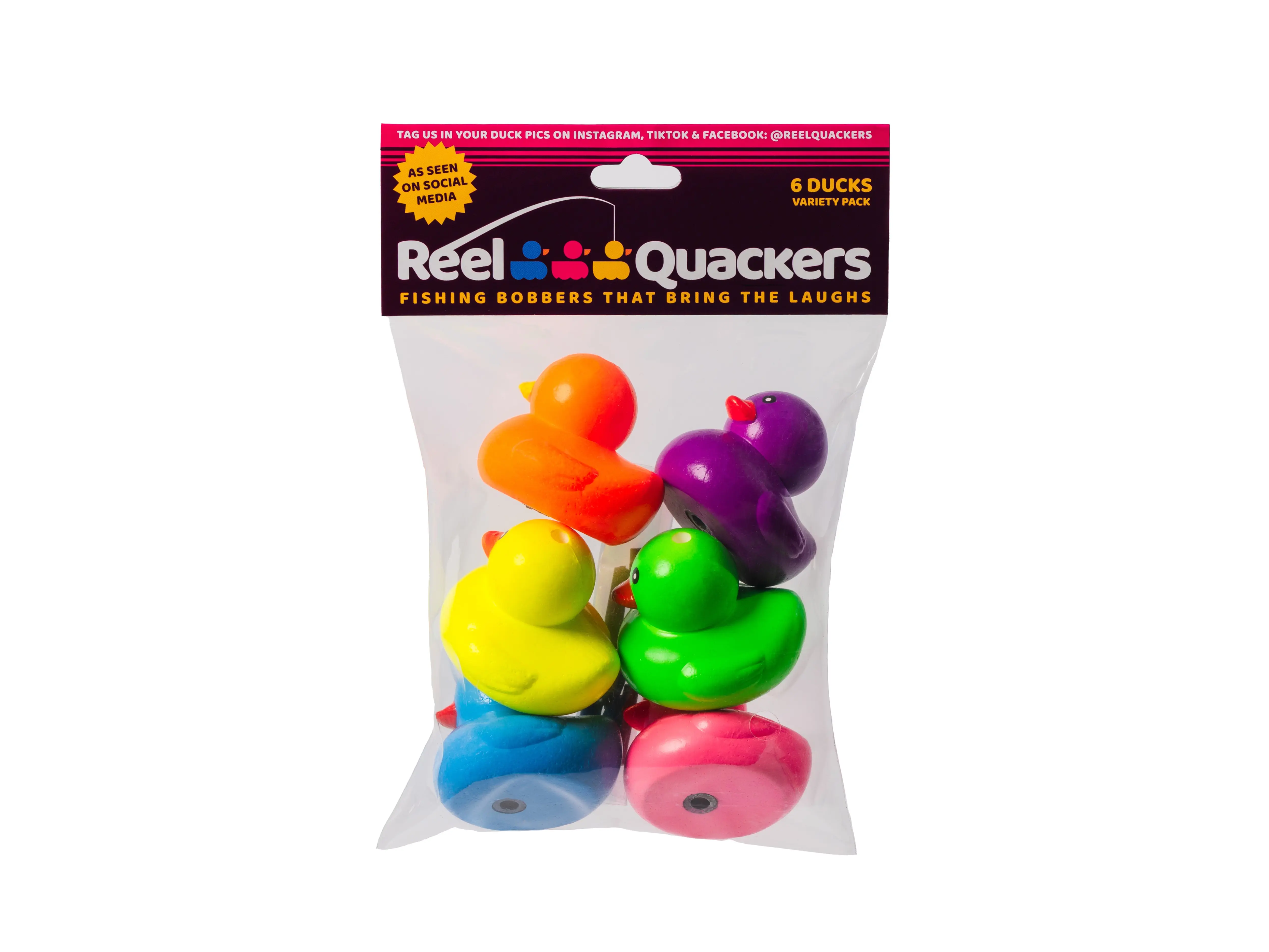 Reel Quackers Fishing Bobbers - Colorful Duck-Shaped Bobbers for Enhanced Fishing Efficiency & Experience