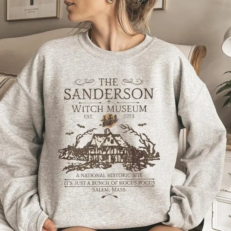 Youth Adult Retro The Sanderson Witch Museum EST 1963 Sweatshirt, Hocus Pocus Shirt, Halloween Shirt, Sanderson Sisters
