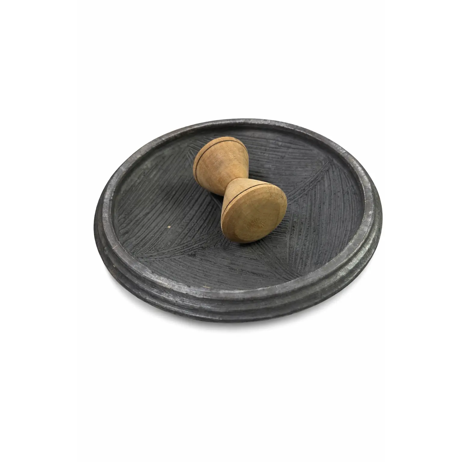 Asanka (Traditional Ghanaian Grinding Bowl) with Eta