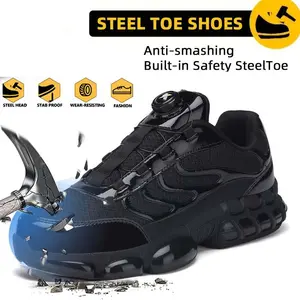 Steel Toe Shoes for Women Men Worker Footwear Wide Non Slip Composite Work Sneakers Indestructible Comfortable Safety Tennis Shoes Lightweight Breathable Construction Sneakers